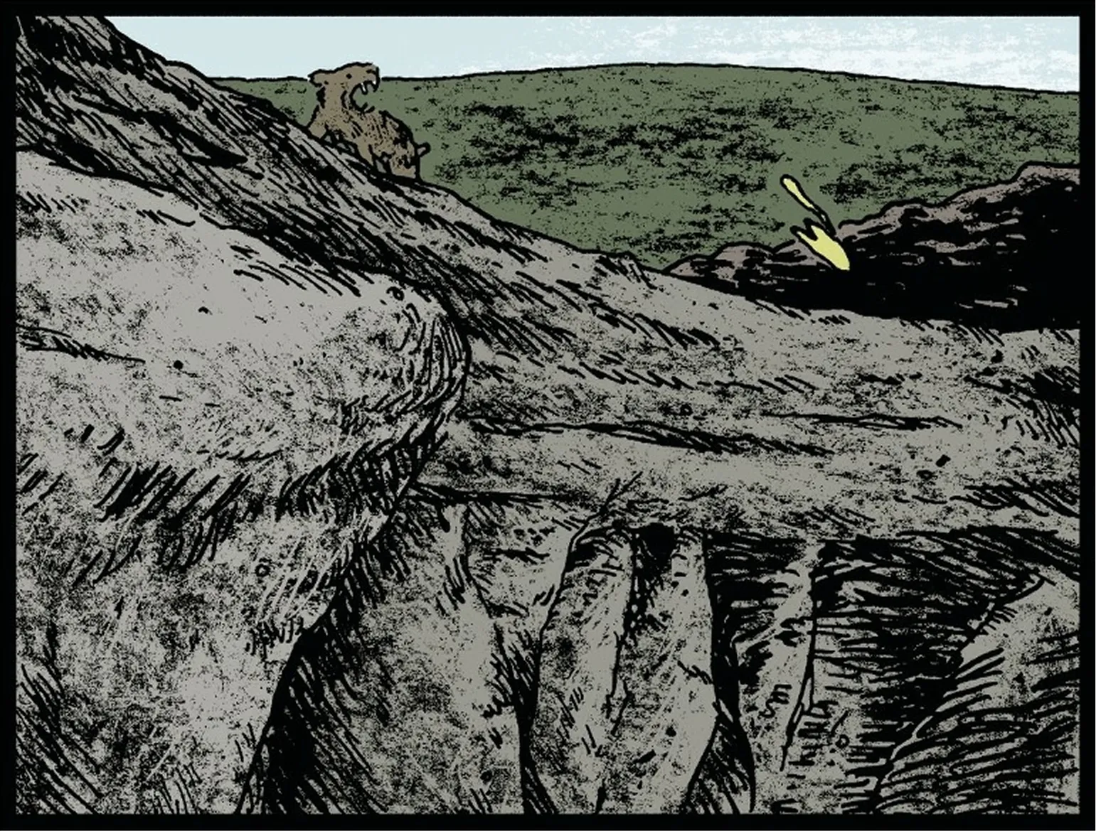 la mère jette sabre